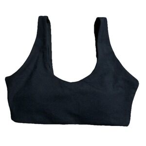 Saski Made Australia Sports Bra Women's XS Black Yoga Lounge Gym NEW